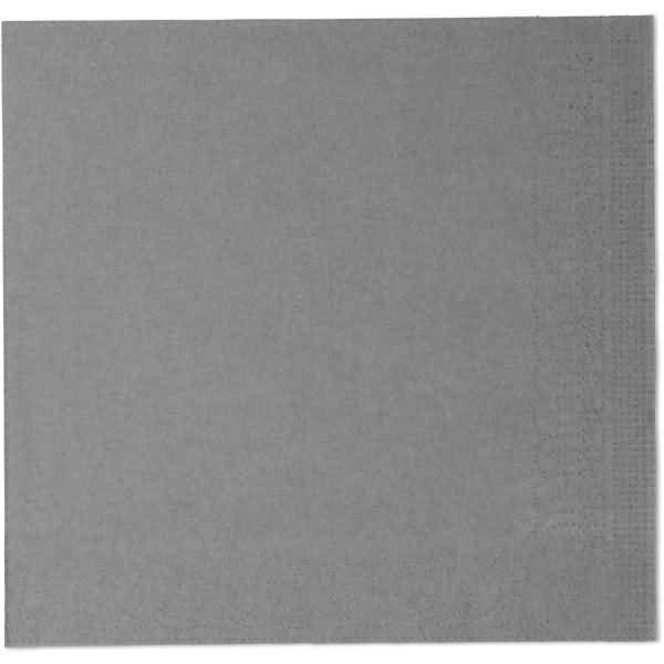 Dinnerservietten Advanced 39x39cm 1/4 Falz 3-lagig grau VE=100 Stück