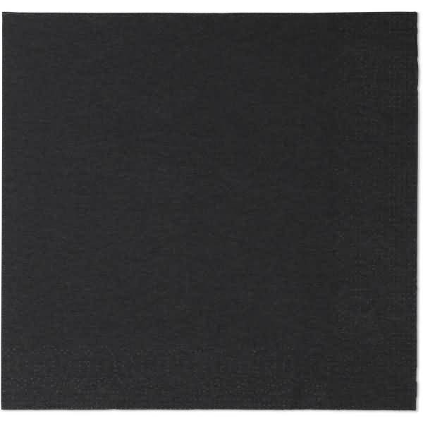 Dinnerservietten Advanced 39x39cm 1/4 Falz 3-lagig schwarz VE=100 Stück