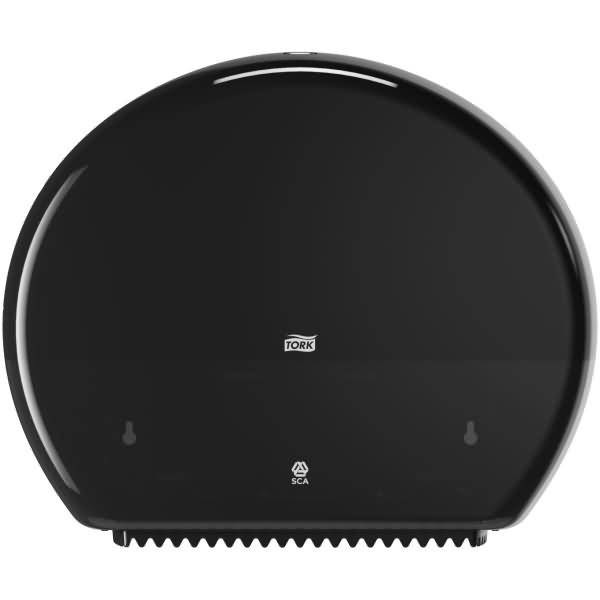Toilettenpapierspender Elevation Jumbo Rolle (T1-System) Kunststoff schwarz