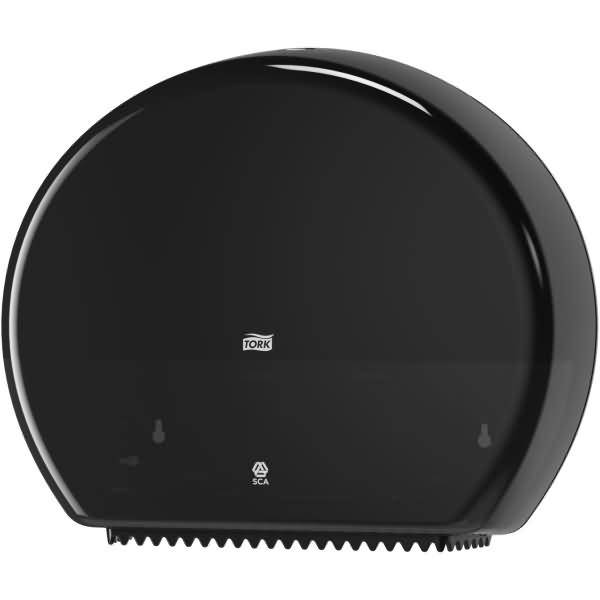 Toilettenpapierspender Elevation Jumbo Rolle (T1-System) Kunststoff schwarz