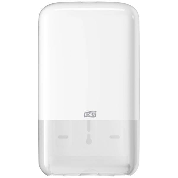 Tork T3 Elevation Toilettenpapierspender Einzelblatt Weiß Ideal für Waschräume mit niedriger bis normaler Frequentierung Weiß