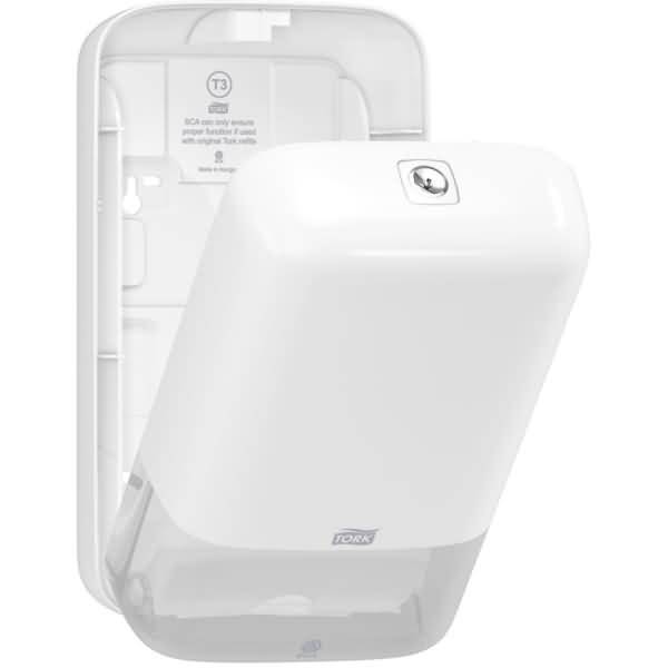 Toilettenpapierspender Elevation Einzelblatt (T3-System) Kunststoff weiß