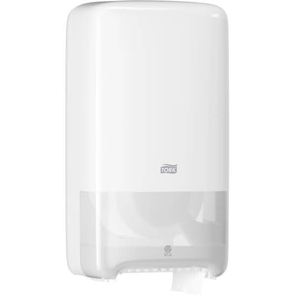 Toilettenpapier-Spender Compact für Midi Toilettenpapier T6 weiß
