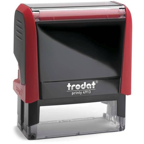 Textstempel mit Gutschein Trodat 4913 6-zeilig rot