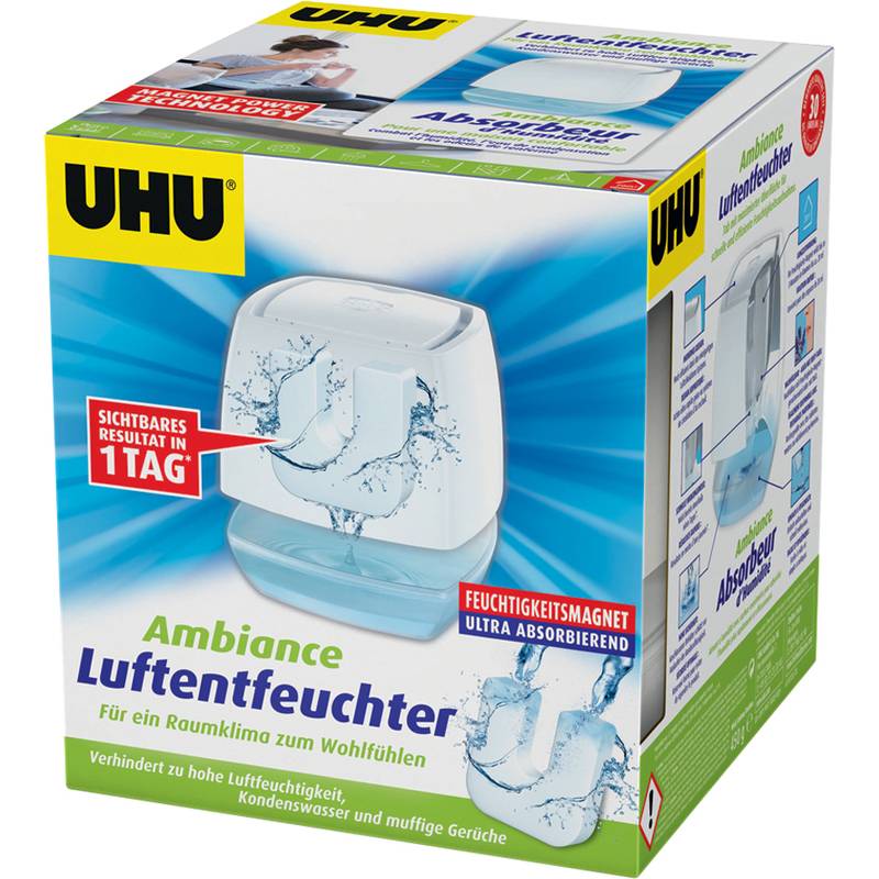 UHU Luftentfeuchter Ambiance, 450 g, weiß