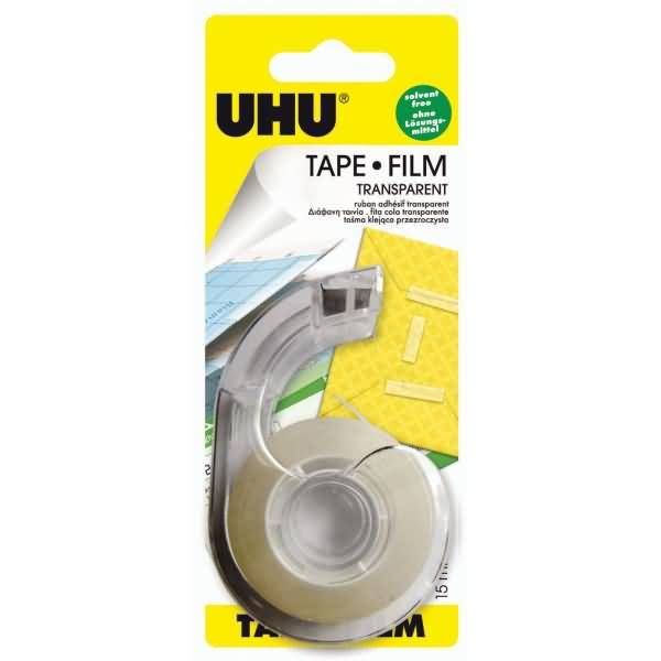 Klebefilmabroller Tape Film 15mmx33m transparent gefüllt