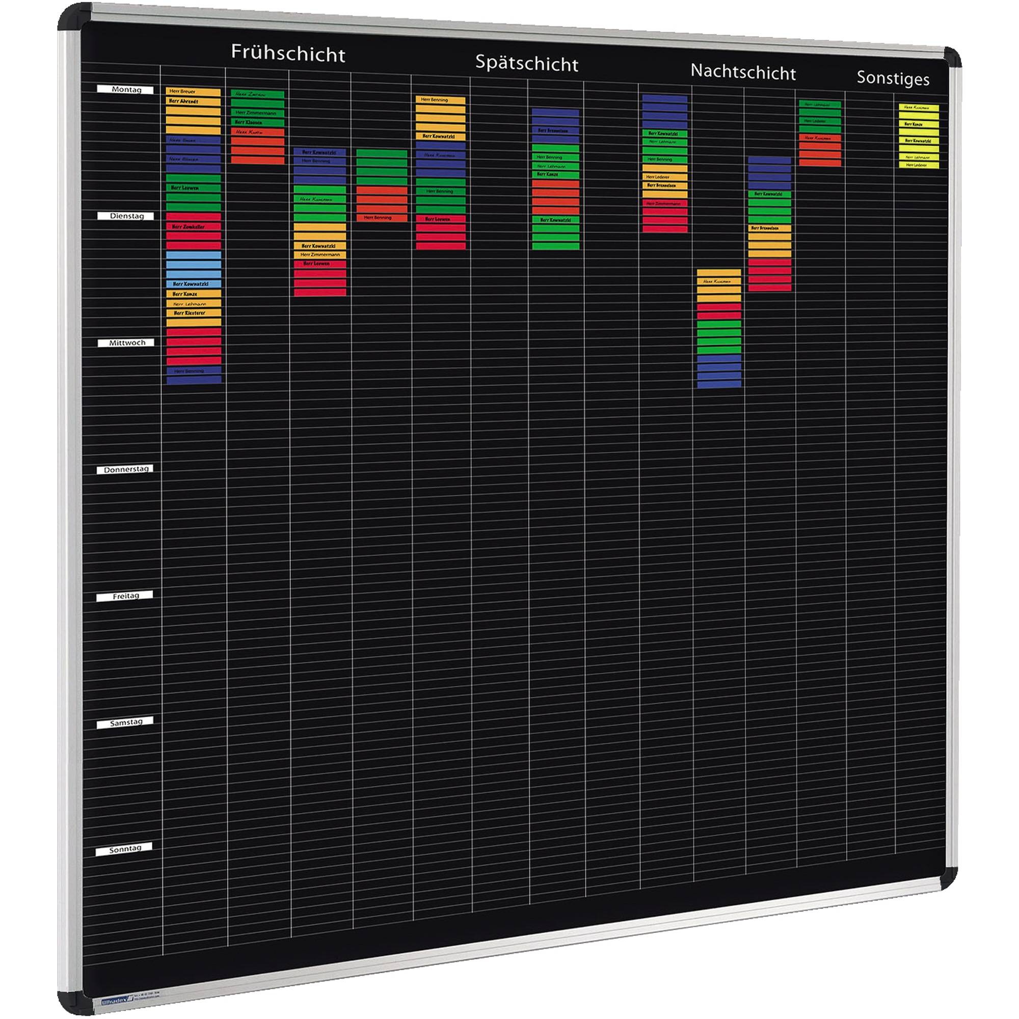 Ultradex Stecktafel PLANRECORD 1013 1.020x770x22mm schwarz
