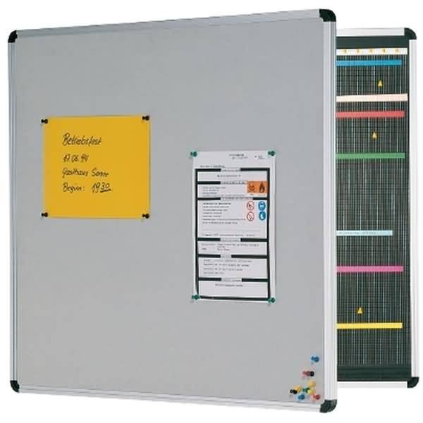 Doppeltafel Planrecord 2xB720xH770mm mit 2x61 Steckbahnen