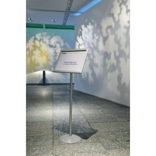 Bodenständer Klassik 120cm A3 mit drehbarem Klapprahmen Aluminium