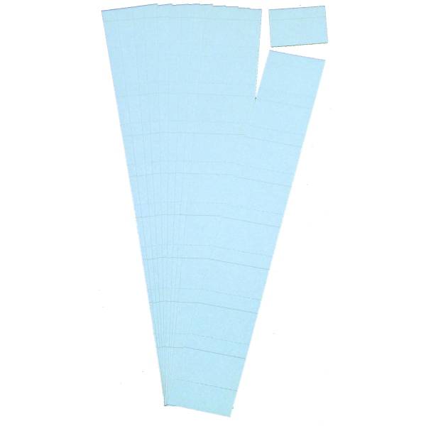 Einsteckkarten für Planrecord-Stecktafel BxH 40x32mm VE=90 Stück himmelblau