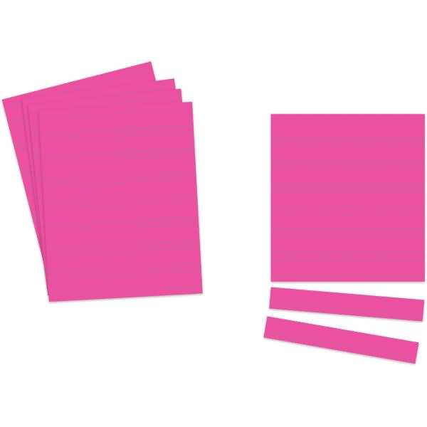 Einsteckkarten Planrecord A4 hoch B210xH297mm VE= 5 Bogen a 8 Streifen magenta