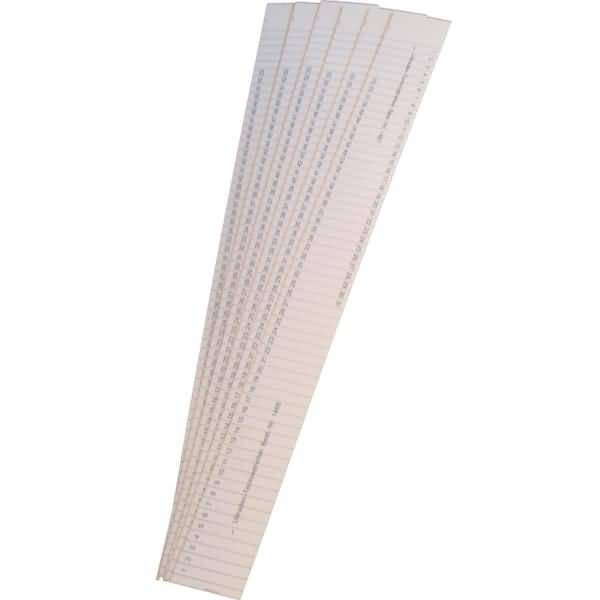 Zahlenreihe 1-31 5mm Strichabstand BxH 155x32mm VE=6 Streifen