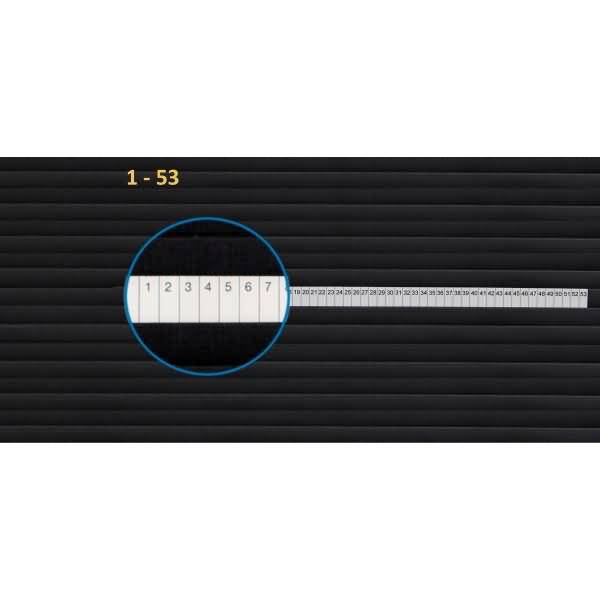Zahlenreihe 1-53 5mm Strichabstand BxH 265x32mm VE=6 Streifen
