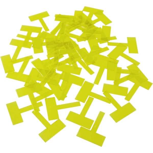 Signale T-Form transparent B24xH32mm VE=50 Stück