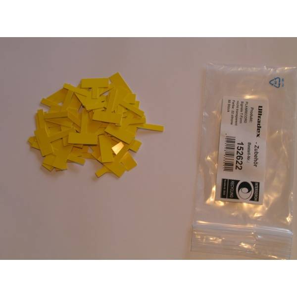 Signale T-Form nicht transparent B24xH32mm VE=50 Stück zitrone