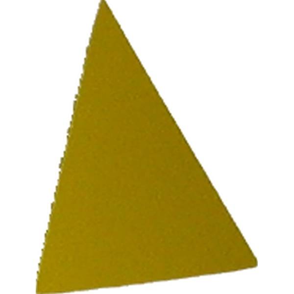 Signale Dreieck-Form nicht transparent B24xH32mm VE=50 Stück zitrone