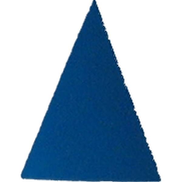 Signale Dreieck-Form nicht transparent B24xH32mm VE=50 Stück blau