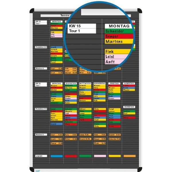 2-Wochenplanerset PLANRECORD komplett B620xH770mm