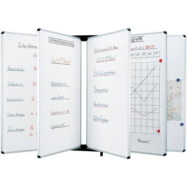 Whiteboard Schwenktafel Fair 900x1200mm weiß