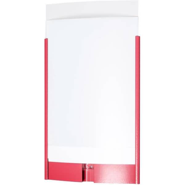 Türschild Serie Color für Format DIN A4 213x297mm Aluminium gewölbt rot