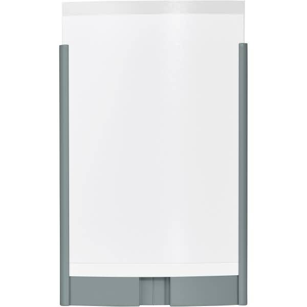 Türschild Serie Color 170x122mm Aluminium gewölbt grau