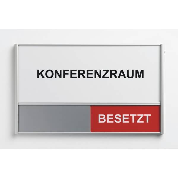 Konferenzraumschild Serie silver BxH180x108mm Aluminium eloxiert