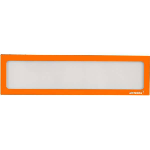 Infotasche magnetisch für Überschriften A5quer/A4hoch orange VE=5 Stück