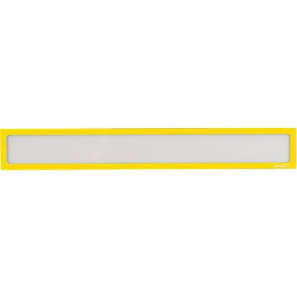 Infotasche magnetisch für Überschriften A3quer/A2hoch gelb VE=1 Stück