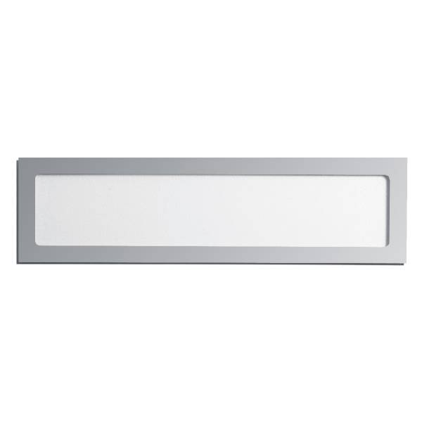 Infotasche magnetisch für Überschriften A3quer/A2hoch silber VE=1 Stück