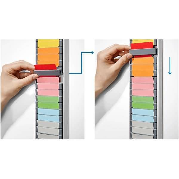 T-Kartentafel flexible Version BxH 84x980mm schmal