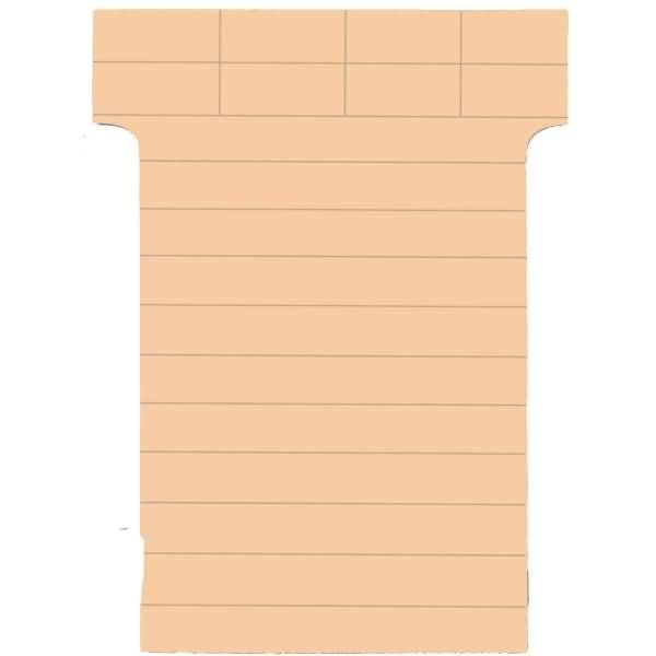 T-Karten Breitformat B92xH120mm gazellenbraun VE=100 Stück