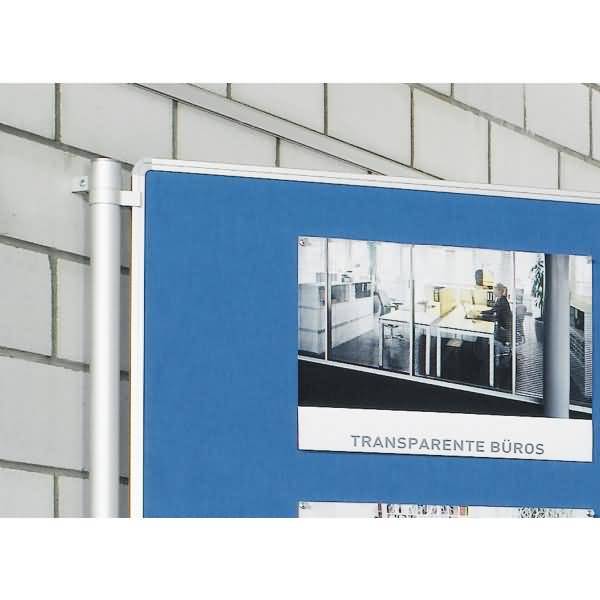 Adapter für Tafelklemme zur Wandbefestigung Aluminium eloxiert VE=2 Stück