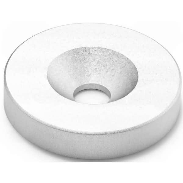 Distanzstück für Standrohr 40mmxH8mm Aluminium silberfarben eloxiert