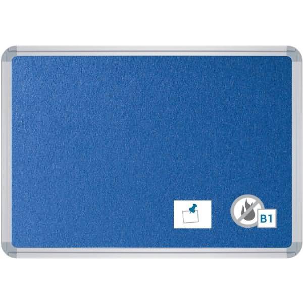 Stellwandtafel beidseitig Filz B1800xH1200xT22mm blau