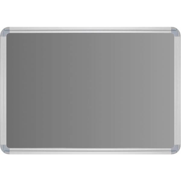 Stellwandtafel Whiteboard beidseitig Emaille B1800xH1200xT22mm anthrazit