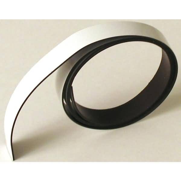 Magnetisches Band 1000x14x1mm weiß