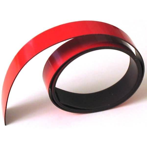 Magnetisches Band 1000x19x1mm rot