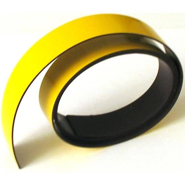Magnetisches Band 1000x19x1mm zitrone