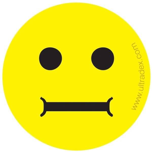Magnetisches Symbol Smily 50mm gelb neutral VE= 5 Stück