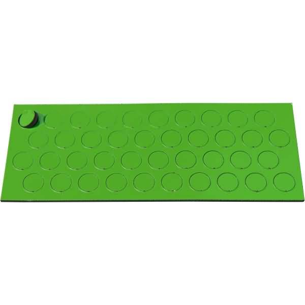 Magnetische Symbole Kreis 20mm VE=10 Stück hellgrün