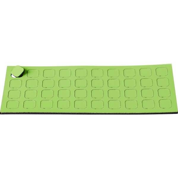 Magnetische Symbole Quadrat 9x9mm VE=40 Stück lind