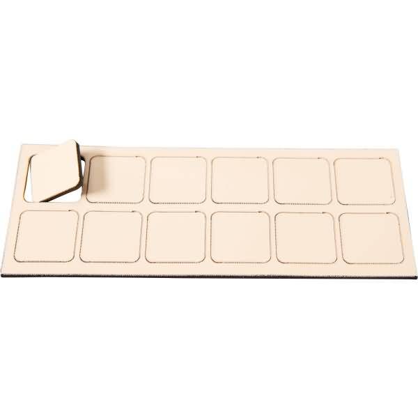 Magnetische Symbole Quadrat 19x19mm VE=12 Stück sand