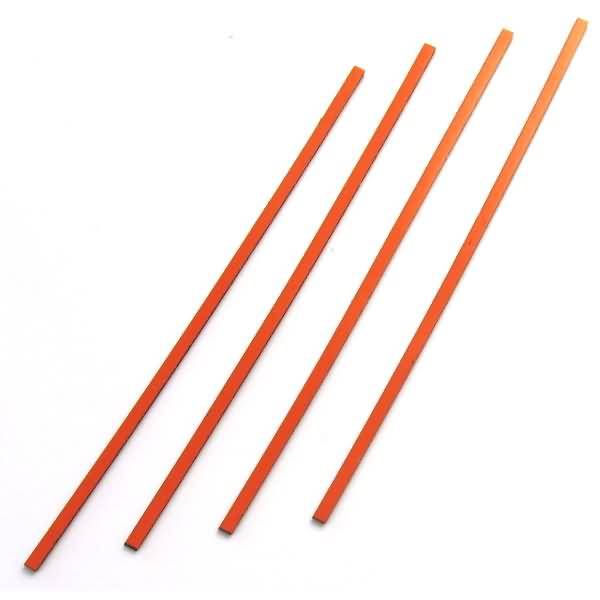 Magnetische Abschnitte 50x9x2mm VE=16 Stück orange