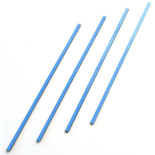Magnetische Abschnitte 60x9x2mm VE=10 Stück hellblau
