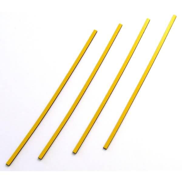 Magnetisches Band 250x50x2mm VE=4 Stück zitrone