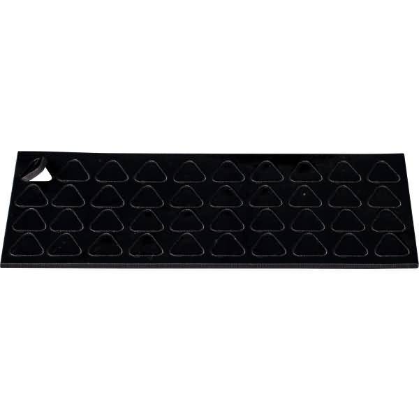 Magnetische Symbole Dreieck 9x9mm VE=40 Stück schwarz