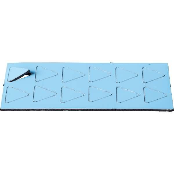 Magnetische Symbole Dreieck 19x19mm VE=12 Stück hellblau