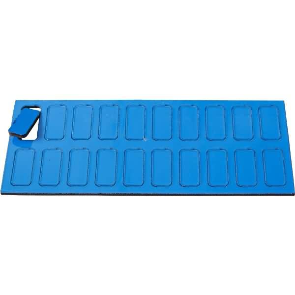 Magnetische Symbole Rechteck 19x9mm VE=20 Stück dunkelblau