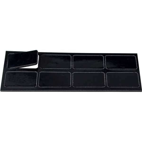 Magnetische Symbole Rechteck 30x19mm VE=8 Stück schwarz