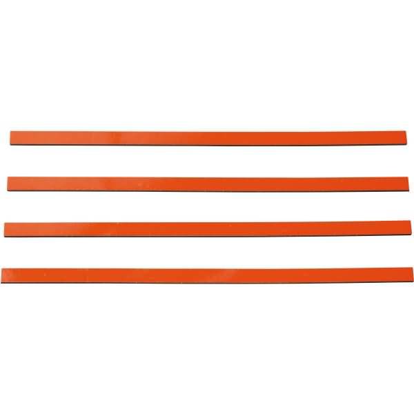 Magnetisches Band 250x9x2mm VE=4 Stück rot